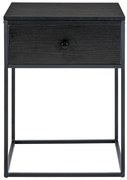 Czarna szafka nocna Vita – House Nordic
