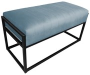 Ławka KAYA LOFT BL06 pufa podnóżek metal