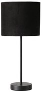 Lampa stołowa z materiałowym kloszem, NERO, 40 cm