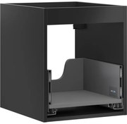 Mexen Box-A korpus szafki podumywalkowej 40 cm, 1 szuflada, czarny mat - 91AX0-0400-470-1-71
