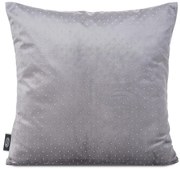 Poszewka na poduszkę 45x45 welwetowa ARIADNA z diamencikami Szary