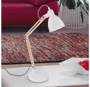 Eglo 96957 - Lampa stołowa TORONA 1 1xE14/28W/230V biała