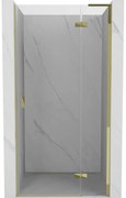 Mexen Mist-H L drzwi prysznicowe uchylne prawe 70 cm, transparent, złote - 8A5L-070-000-50-00-P