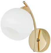 Złoty nowoczesny kinkiet szklany - D247 E7-M87