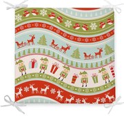 Poduszka na krzesło z domieszką bawełny Minimalist Cushion Covers Elves, 42x42 cm