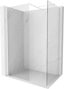 Mexen Kioto-X ścianka prysznicowa Walk-in 80 x 80 cm, transparent 10 mm, biała - 800-080-202-20-00-080-X