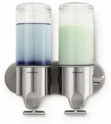 Simplehuman Dozownik mydła naścienny 2x 444 ml