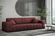Sofa trzyosobowa NIMES, tkanina Perfect Harmony, Bordowy