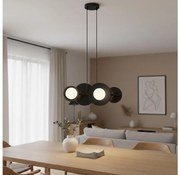 Lampa wisząca na lince MODEL 4xG9/8W/230V czarna