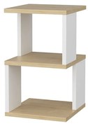 Stolik nocny Carter Oak White