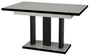 Stół rozkładany APPIA BLACK 130(210)x80 kaszmirowy ENDO