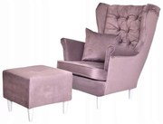 Fotel uszak z podnóżkiem Gaja Family Meble