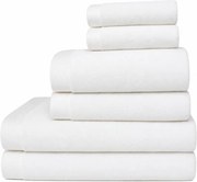 Zestaw promocyjny ręczników MICRO COTTON, 6 szt Biały