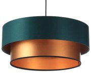 Lampa wisząca DOUBLE GREEN 40 zielona/miedziana BPS KONCEPT