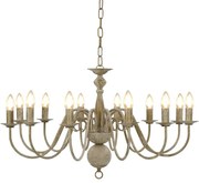 Biały żyrandol świecznikowy - 4X EX171 F2-A66