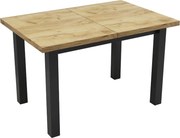 Stół prostokątny rozkładany 80x120/160 Craft R-6 + nogi drewniane