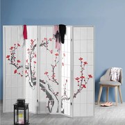 Parawan 179 cm biały