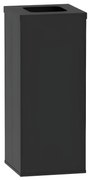 Wewnętrzny kosz do segregacji śmieci, 70 l, uchwyt na worek, czarny/czarny