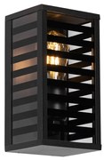 Zewnetrzna Nowoczesna lampa ścienna zewnętrzna czarna 26 cm IP44 - Reims Nowoczesny Oswietlenie zewnetrzne