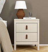 Szafka nocna z 2 szufladami Madrid, kaszmir mat