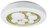 Plafon BUBBLES GOLD 30W Ø390 mm, biały, złoto, kule