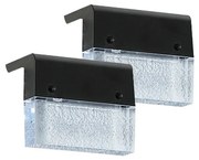 Immax 08501L - Zestaw 2x LED RGB solarnych lamp ściennych LED/1W/1,2V 3500K IP65