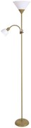 Brilagi - Lampa podłogowa ARIANA 1xE27/100W/230V + 1xE14/25W złota