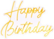 Atmosphera - LED neonowa dekoracja ścienna HAPPY BIRTHDAY LED/5V