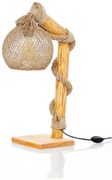 Beżowo-naturalna lampa stojąca (wysokość 50 cm) Canata – Opviq lights