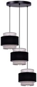Potrójna lampa wisząca z abażurami nad stół - A532 P4-T59