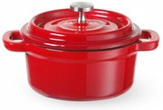 Garnek żeliwny z pokrywką odpowiedni na indukcję 270 ml – Hendi
