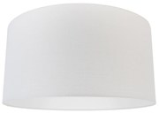 Biały abażur z tkaniny 50/50/25