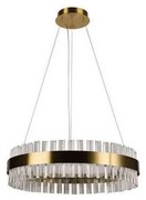 LED kryształowy żyrandol 40W 230V z ściemniaczem i pilotem