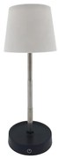 LED dotyková stolní lampa 3W USB 5V 800 mAh bílá, stmívatelná