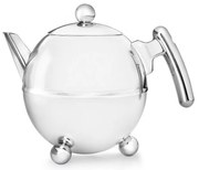 Dzbanek do herbaty ze stali nierdzewnej w kolorze srebra 1,5 l Bella Ronde – Bredemeijer