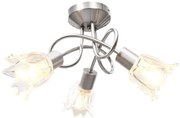 Szklana elegancka lampa sufitowa - 3X EX205 K8-L64