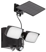 Rabalux 77091 - LED Solarna lampa ścienna LESZNO 2xLED/5W/3,7V IP54 czarna