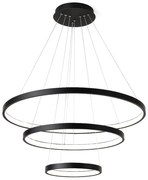 LAMPA SUFITOWA WISZĄCA LED LHJ013-CP3 Czarna