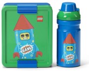 Pojemnik śniadaniowy dla dzieci z butelką Rocket – LEGO®
