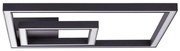 Brilliant - LED Plafon QUON LED/24W/230V 3000K 40x40 cm czarny
