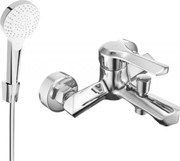 Mexen Sabre R05 bateria wannowa z zestawem prysznicowym, chrom - 7213R05-00