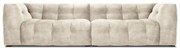 Beżowa aksamitna sofa Windsor &amp; Co Sofas Vesta, 280 cm