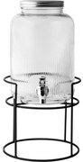Altom Dozownik szklany do napojów ze stojakiem 4 l