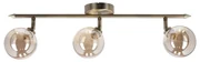 Lampa sufitowa w kolorze brązu ze szklanym kloszem ø 10 cm Rodia – Candellux Lighting