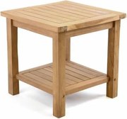 Stolik tekowy DIVERO - 50 cm