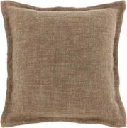 Poduszka dekoracyjna NESSA 45x45 cm, brązowa