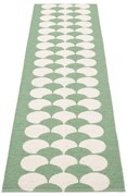 Zielono-kremowy chodnik odpowiedni na zewnątrz 70x250 cm Poppy Oregano – Pappelina
