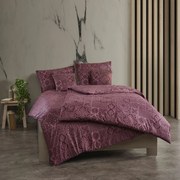 Kvalitex Bawełniana pościel Tokyo bordowy, 240 x 200 cm, 2 szt. 70 x 90 cm