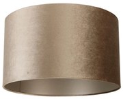 Abażur welurowy taupe 35/35/20 klasyczny/Antyczny