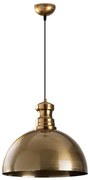 Lampa wisząca w kolorze złota z metalowym kloszem ø 40 cm Berceste – Opviq lights